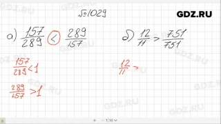 № 1029- Математика 5 класс Виленкин
