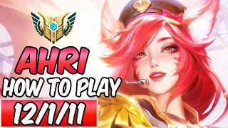 HOW TO PLAY AHRI MID & CARRY | Best Build & Runes | Diamond Ahri Guide S14 | League of Legends