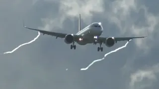 Jaw dropping double go around for Turkish Airlines Airbus A321 NEO (TC-LTG)  at Birmingham airport.