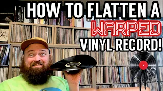 How I Flatten Warped Vinyl Records