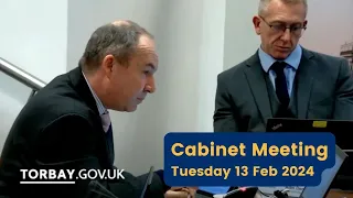 Torbay Council Cabinet Meeting 13 February 2024