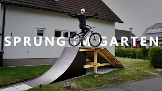 Eigenen MTB SPRUNG im GARTEN bauen | Build Vlog | Kenny Rider