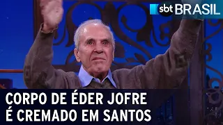 Corpo de Éder Jofre é cremado em Santos, no litoral de São Paulo | SBT Brasil (03/10/22)