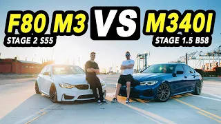 BMW F80 M3 VS. M340i - WHO TAKES THE WIN?
