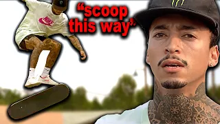 NYJAH HUSTON TAUGHT ME HOW TO TRE FLIP IN UNDER AN HOUR!