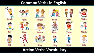 Action Verbs | Action Verbs Vocabulary | Common Verbs in English | Daily Use English Vocabulary
