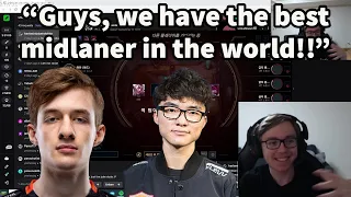 Thebausffs Reacts To Getting FAKER And Nemesis In His Ranked Team!!