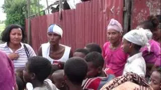 Waris Dirie in Ethiopia 2010, "Together For African Women" Campaign