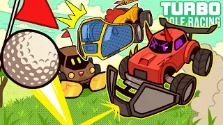 GOLF...BUT IT'S ROCKET LEAGUE...AND IT'S RAGE! | Turbo Golf Racing