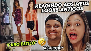 REAGINDO AOS MEUS LOOKS ANTIGOS *PURO ESTILO*