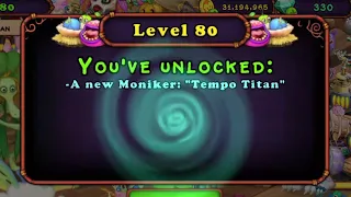 My Singing Monsters Level 80 - (750 Diamonds Rewarded) OMG 😍