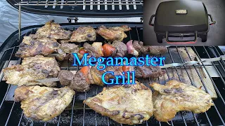 Megamaster Portable Propane Grill Review with a Delicious COOKING SEGMENT Amazon Purchase