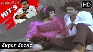 Roopini GivesMedicine to Ambrish For health problem | Sapthapadi Kannada Movie | Kannada Best Scenes