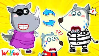 Where Is My Body? Mommy and Thief Body Switch Up - Stranger Danger | Kids Cartoons | Wolfoo Family