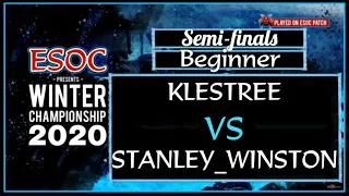 [AoE3] Klestree vs Stanley_Winston — Beginner Division SEMI-FINALS! — ESOC Winter Championship 2020
