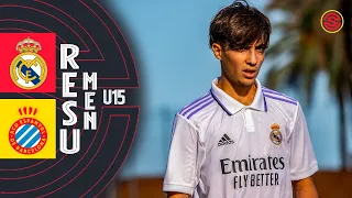 RESUMEN: Real Madrid vs RCD Espanyol Cadete B U15 2022