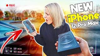 BREAKING Girlfriends Phone, Then Surprising Her With iPhone 12 PRO MAX *PRANK*