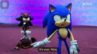 Sonic Prime 3 (2024) - Sonic And Shadow VS Alpha Grim Sonic Scene