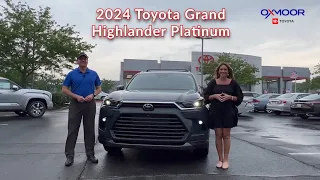 The All-New 2024 Toyota Grand Highlander Platinum Exclusive Video for Sale in Louisville, KY