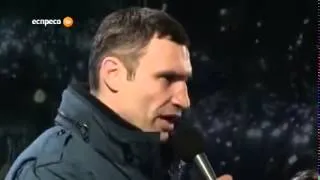 Евромайдан 2014 Кличко