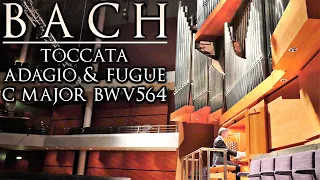 BACH - TOCCATA, ADAGIO & FUGUE C MAJOR BWV 564 - ORGAN OF THE BRIDGEWATER HALL - JONATHAN SCOTT