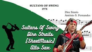 Sultans Of Swing - Dire Straits [SheetMusic] Alto Sax PlayAlong