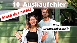 10 Ausbaufehler beim Camper Van 💡 Mache diese Fails nicht! 🚐⚒️ Ep. 44