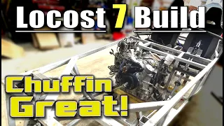 Rotary Chuff Test - Quick Release Steering - Rear Suspension Plan On My Locost 7 Project