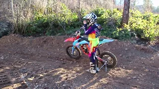 2019 KTM 85sx race practice