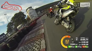 EST European Scooter Trophy 2020 Jüterbog 2. Rennen Klasse 3 (Expert) GT-Racing Team #18 Crash!!! :(