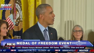 MUST WATCH: Obama Refers to Michael Jordan as "The Guy From Space Jam"