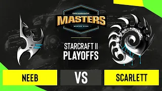 SC2 - Neeb vs. Scarlett - DH Masters: Winter 2020 - Playoffs - NA