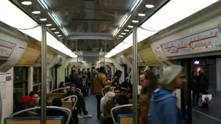 RER A - Dernier train MS61 - Voyage à Bord entre Chatelet et Nation