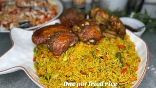 GHANAIAN ONEPOT FRIED RICE | Recipe | Holiday Meal | Fried Rice | Lovystouch