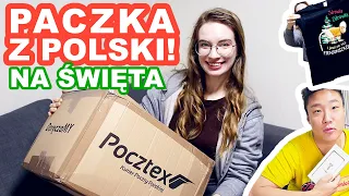 ŚWIĄTECZNA PACZKA Z POLSKI! Polskie święta w Korei