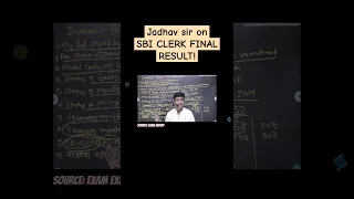 SBI clerk 2023 Final Result update! ✌🏻✌🏻                          #shortsfeed