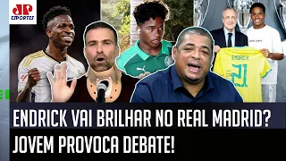 "O ENDRICK TEM QUE ENTENDER ISSO! No Real Madrid, ele vai..." OLHA esse DEBATE sobre o Palmeiras!