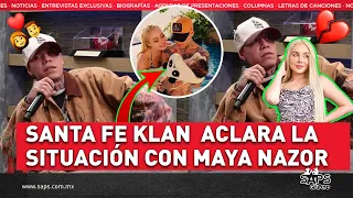 Santa Fe Klan rompe el silencio sobre su separación con Maya Nazor