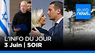 L'info du jour: 3 juin 2024, édition du soir | euronews 🇫🇷