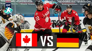 Canada vs Germany | 8 Goals of 16-2 Win | 2021 WJC Highlights | Dec. 26, 2020