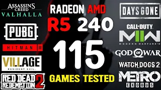 TOP 115 GAMES | AMD R5 240 1GB DDR3 | Core i5 2400 - 8GB RAM IN 2023