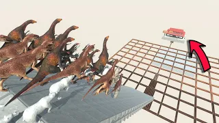 Dangerous Bridge Challenge | Bridge of Destiny - Animal Revolt Battle Simulator