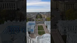 С высоты 278 ступеней Смольного собора, Санкт-Петербург