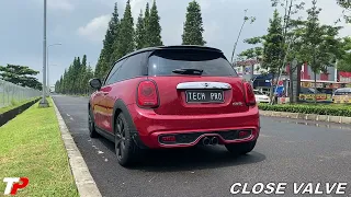 Mini Cooper S F56 with Techpro Turbo-back Performance Valvetronic Exhaust System