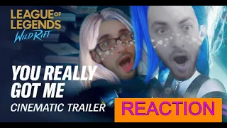 League players react to Wild Rift Cinematic (You Really Got Me)