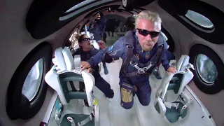 See Virgin Galactic's Unity 22 crew in space! Sights & sounds highlight reel