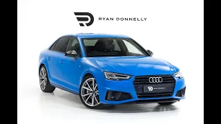 AUDI A4 40TDI BLACK EDITION TURBO BLUE