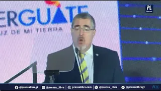 Bernardo Arévalo ofrece discurso en el Congreso Industrial organizado por Cámara de Industria