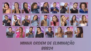 Minha Ordem De Eliminação - BBB24