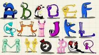 ALPHABET LORE but transform into RAINBOW FRIENDS (A-Z)